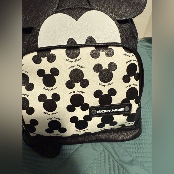 Mickey Mouse Black and White Backpack - Picture 5 of 6